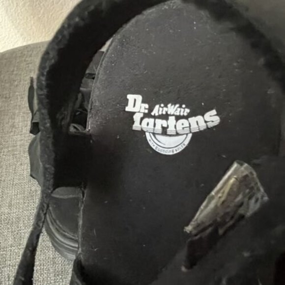 Dr. Martens Kristina Womens Black Gladiator Leather Sandals Size 7 SB04 - Picture 6 of 8